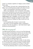 What I mean when I say I'll pray for you