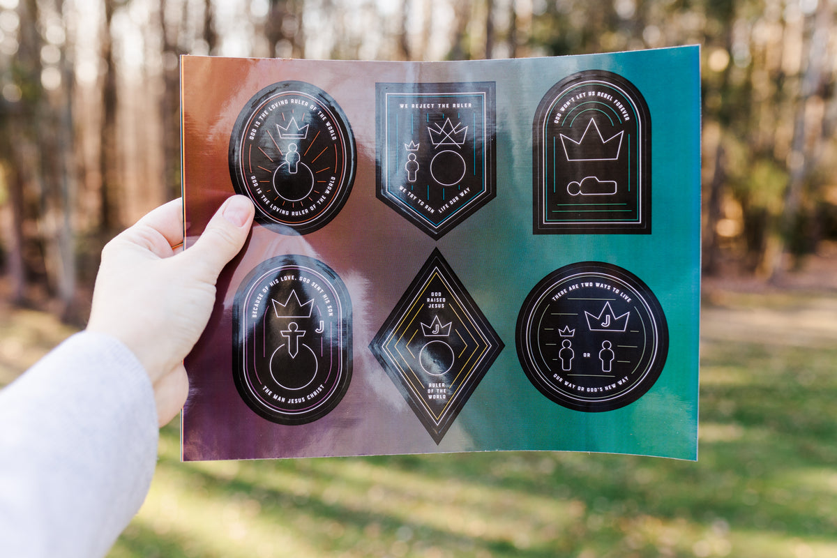 Two Ways to Live sticker sheet – Matthias Media resources for disciple ...